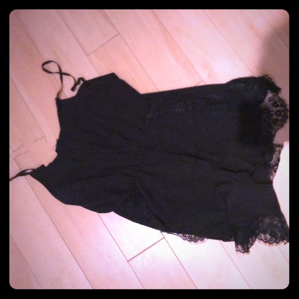 Black lace romper